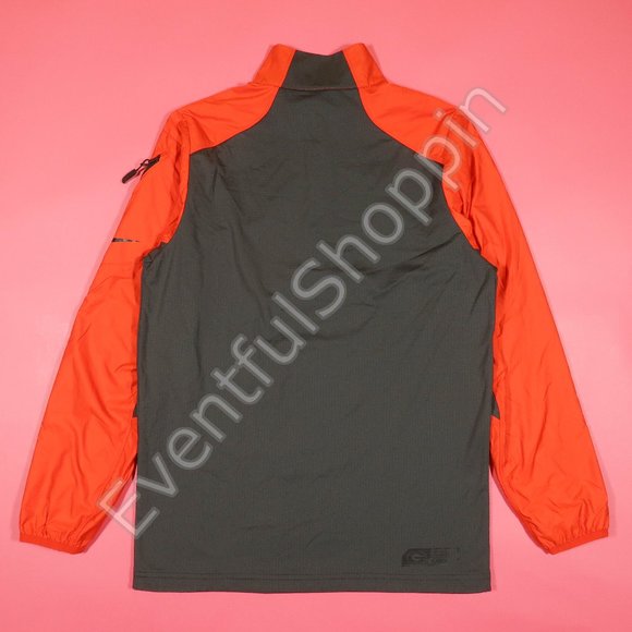 ike Georgia Bulldogs Jacket Mens S Gray 1/4 Zip Lightweight Shell Pullover - Picture 3 of 11